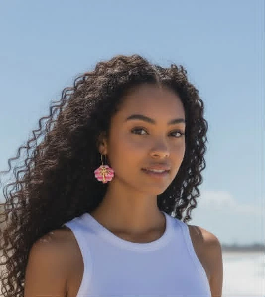 Boucles d'oreilles coquillage