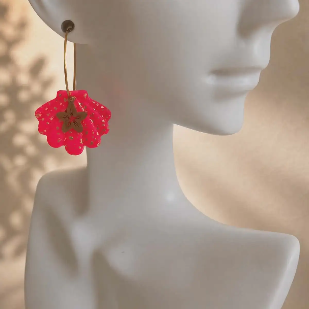 Boucles d'oreilles coquillage