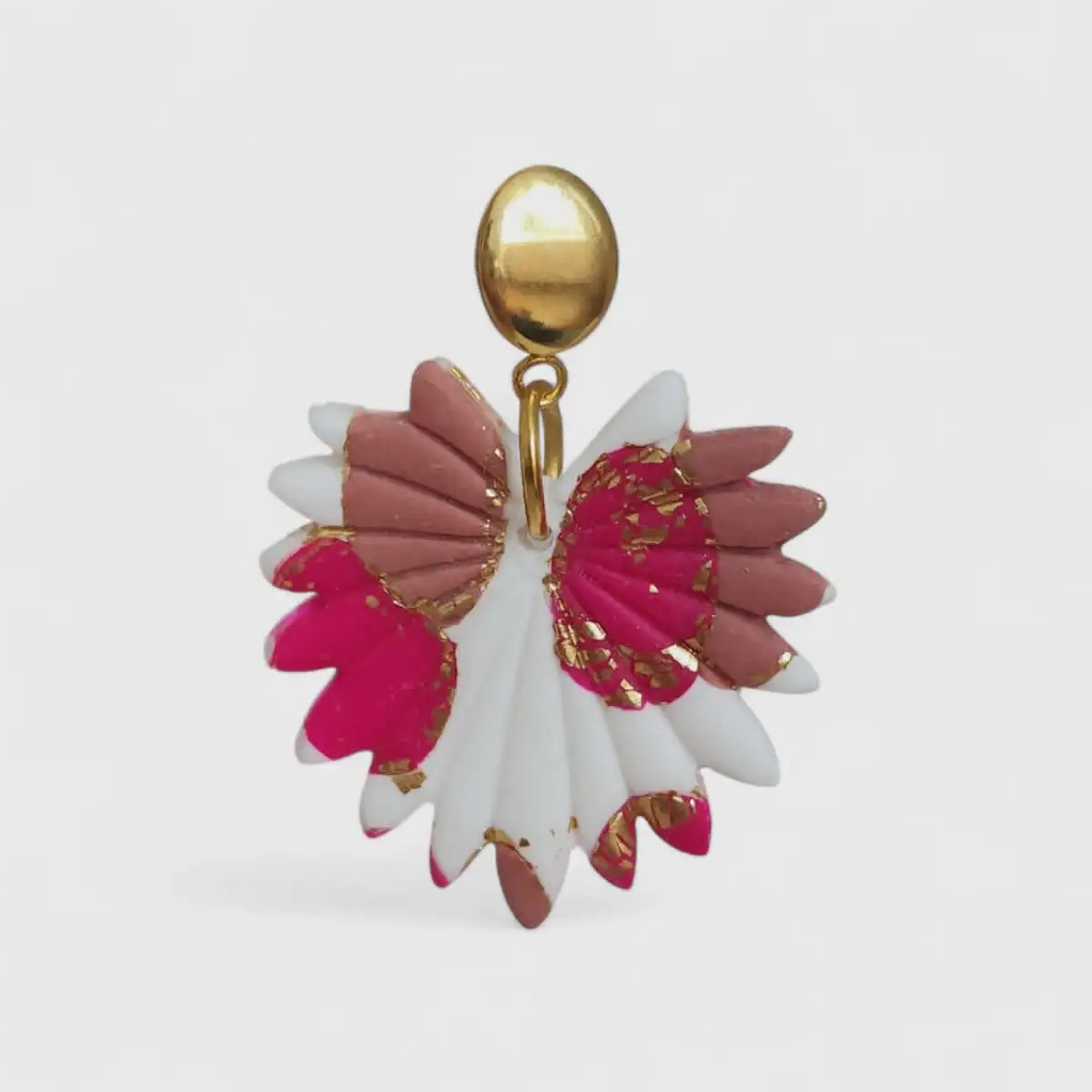 Boucles d'oreilles éventail
