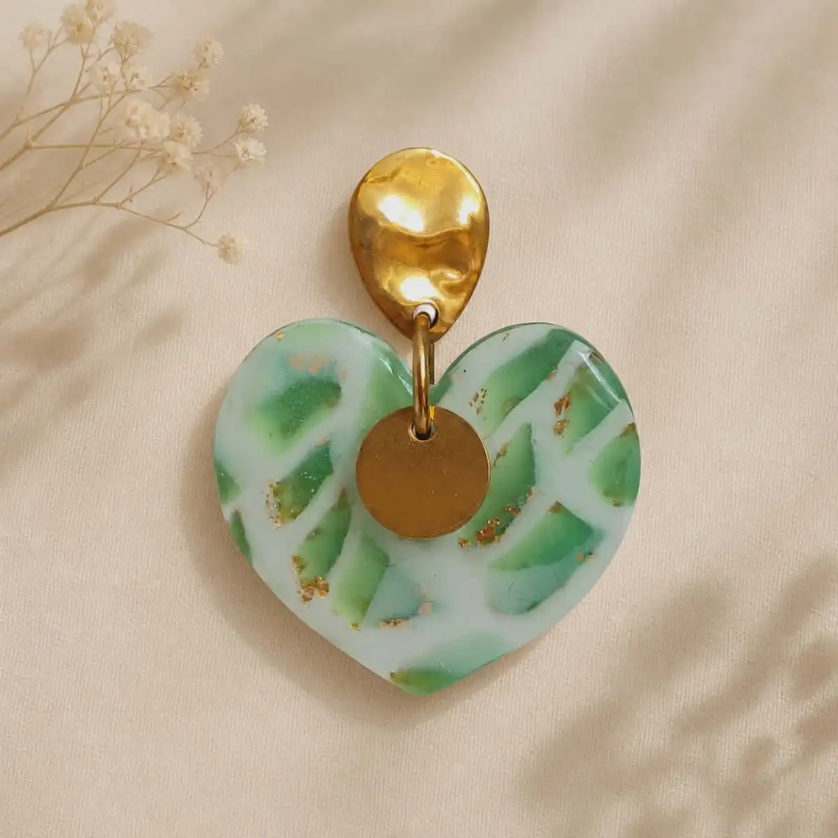 Boucles d'oreilles coeur