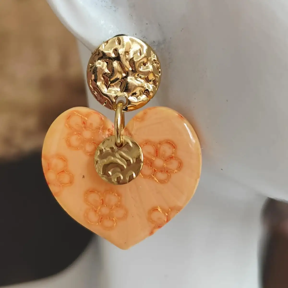Boucles d'oreilles coeur