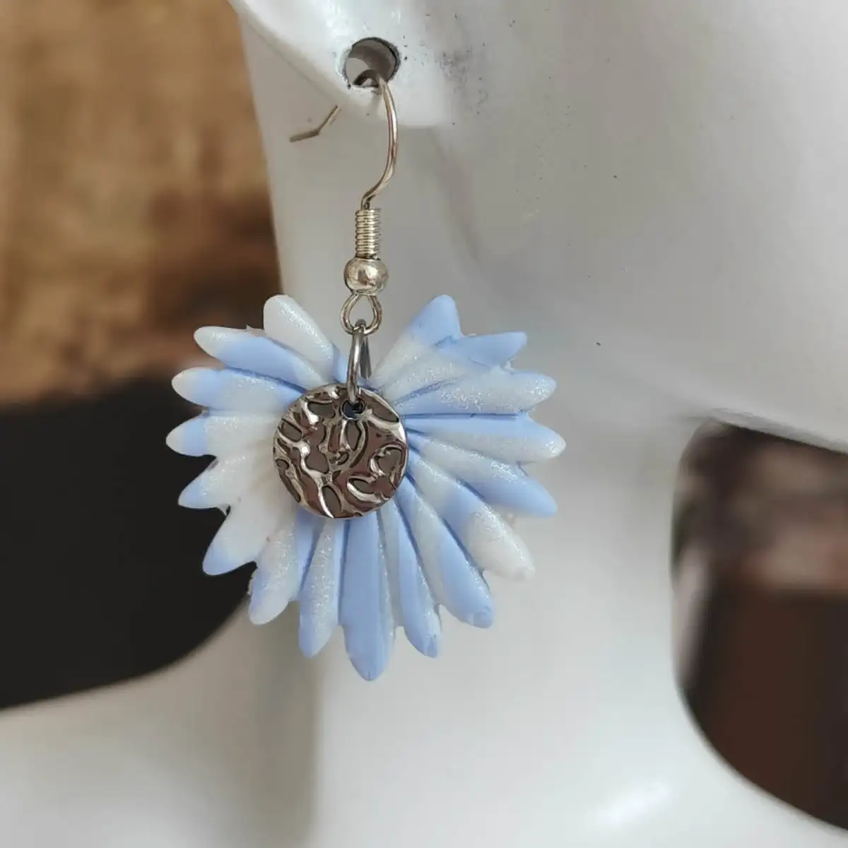 Boucles d'oreilles éventail