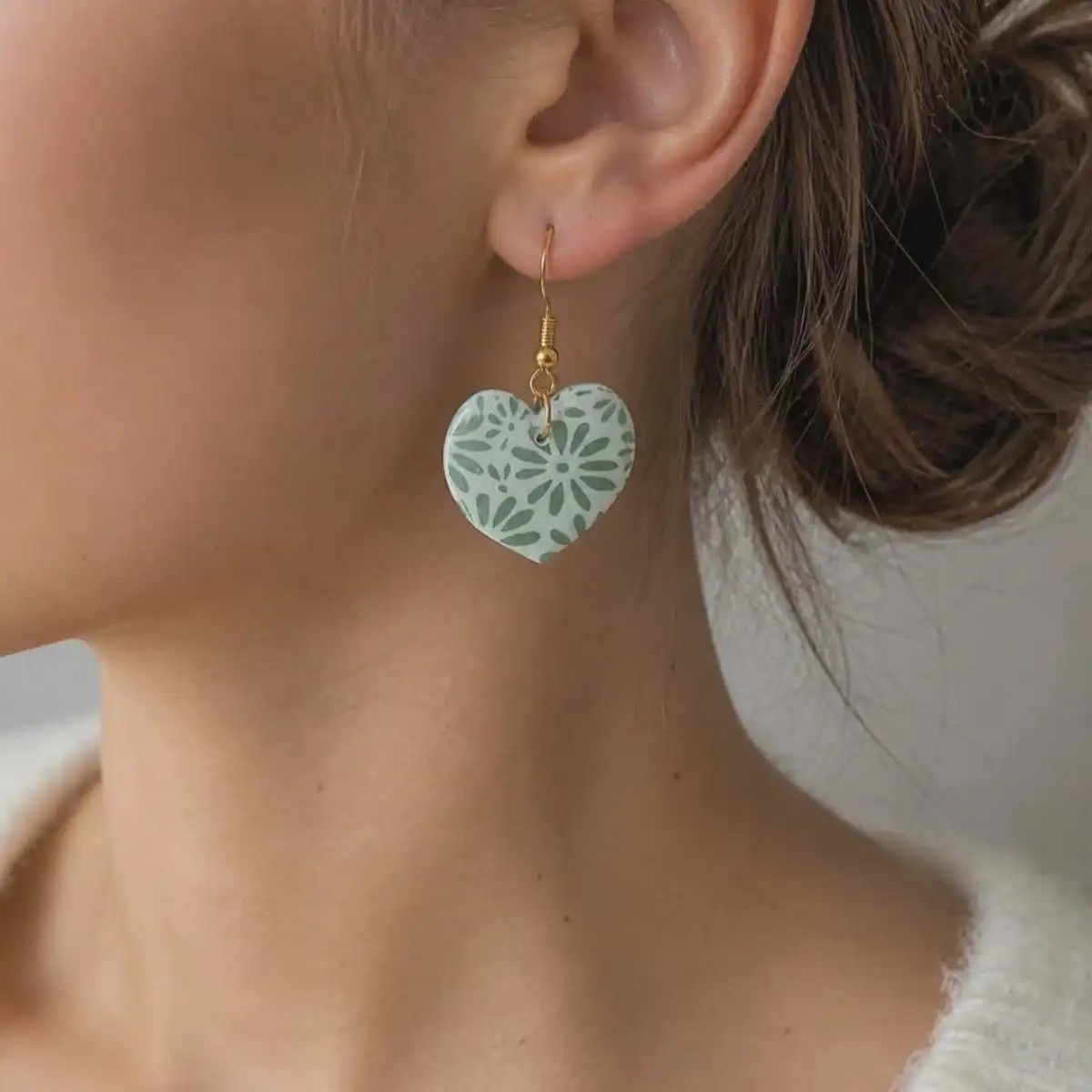 Boucles d'oreilles coeur