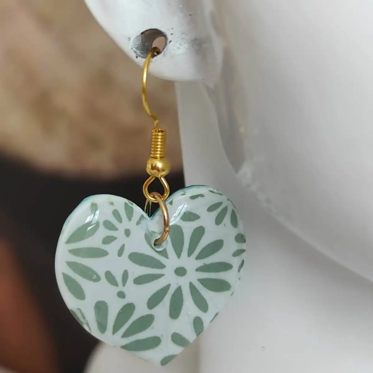 Boucles d'oreilles coeur