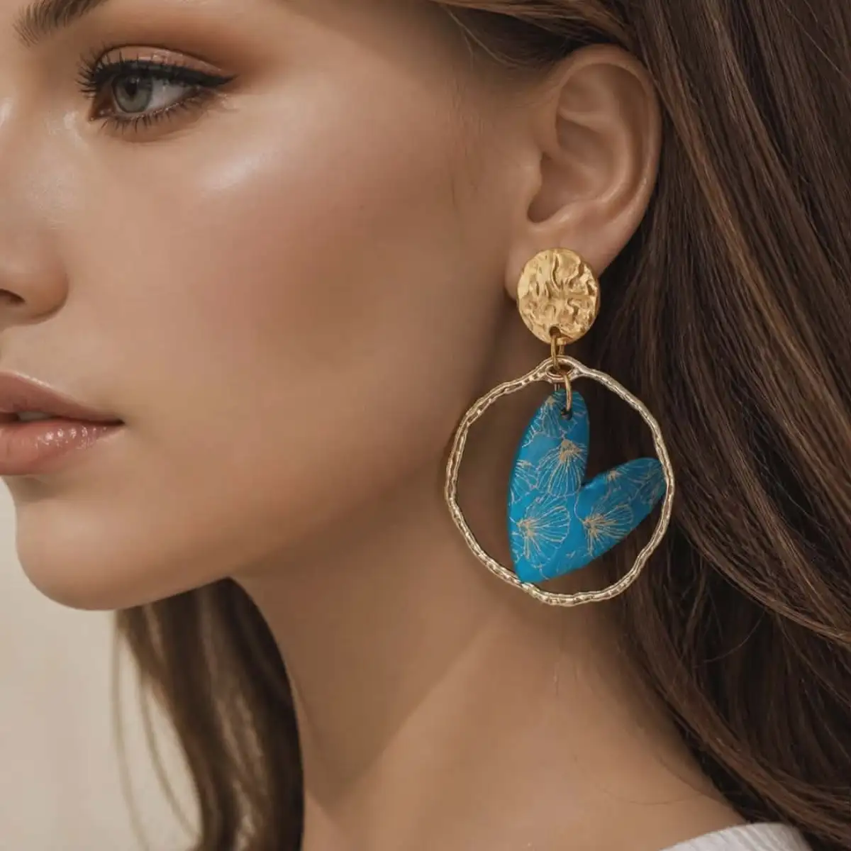 Boucles d'oreilles coeur