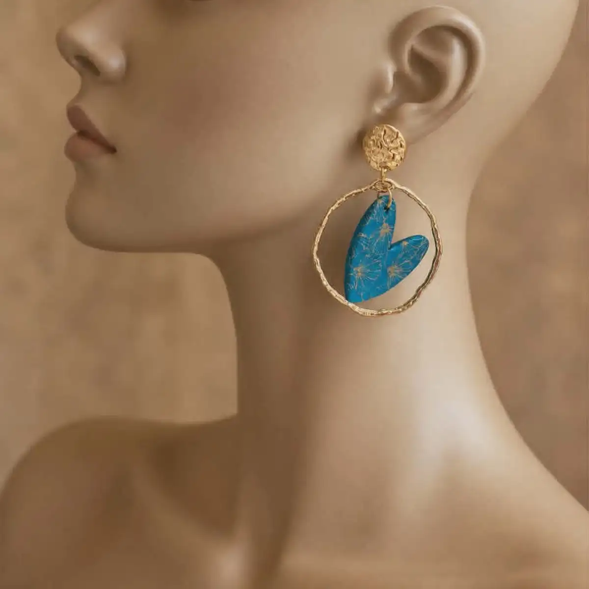 Boucles d'oreilles coeur