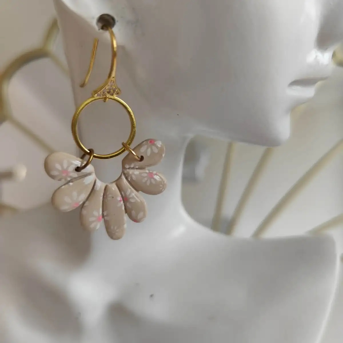 Boucles d'oreilles pétales