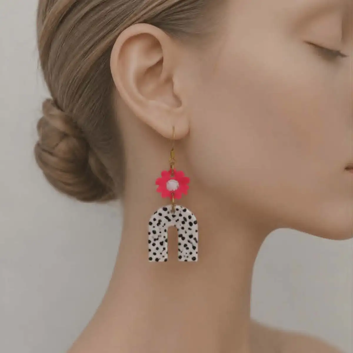 Boucles d'oreilles arc en ciel