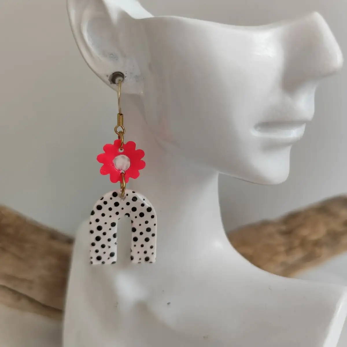 Boucles d'oreilles arc en ciel