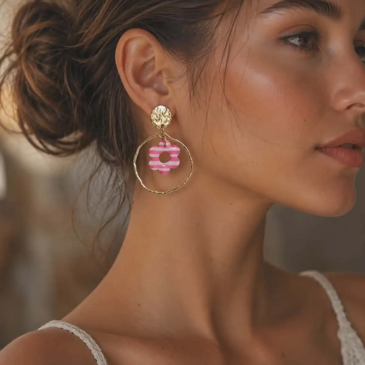 Boucles d'oreilles fleurettes