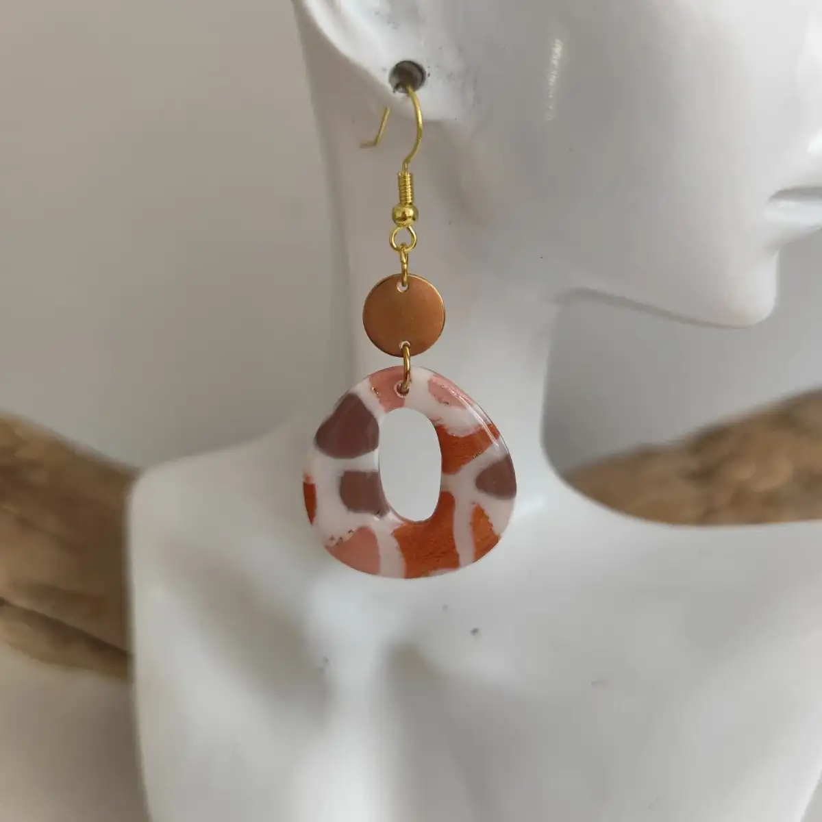Boucles d'oreilles couleurs d'automne