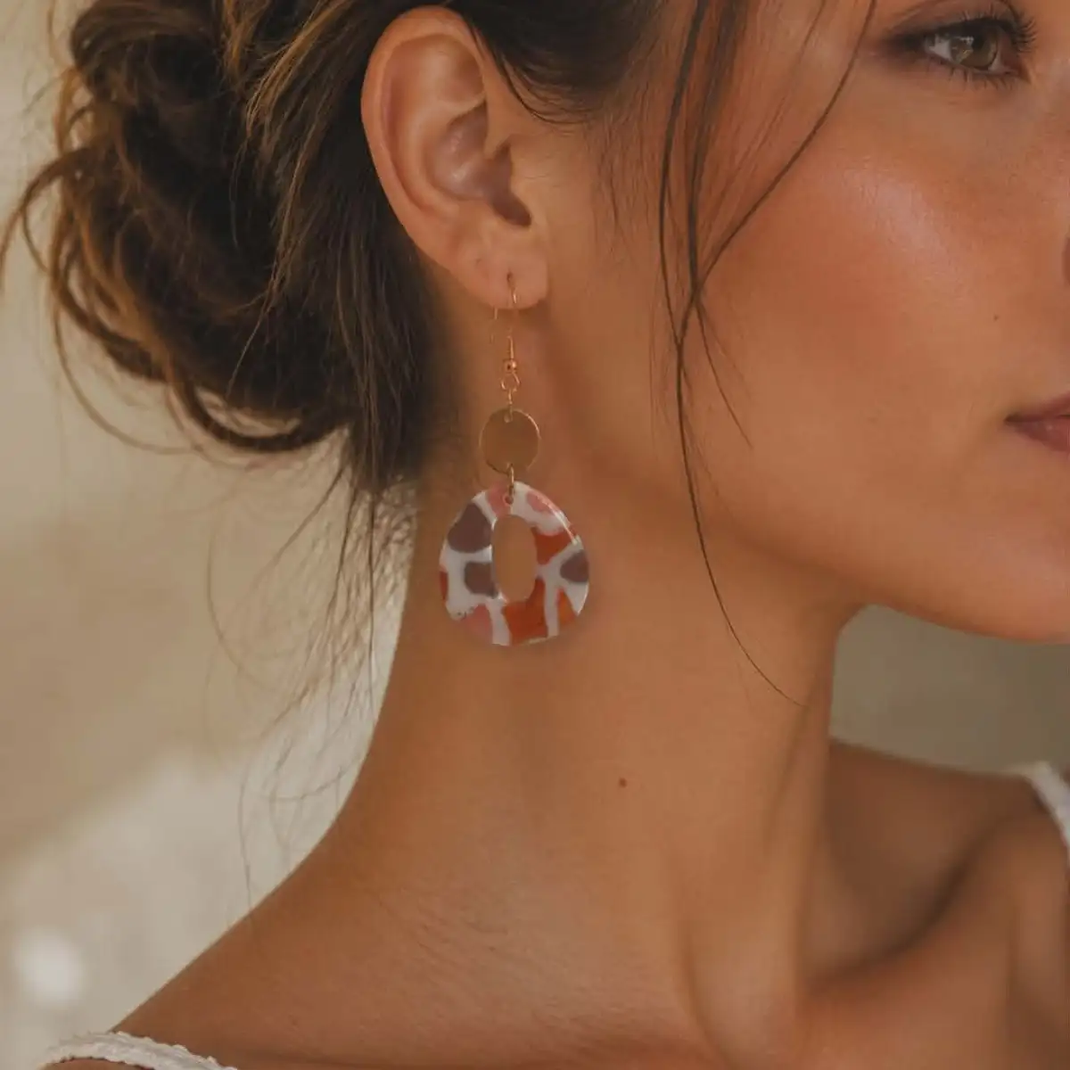 Boucles d'oreilles couleurs d'automne