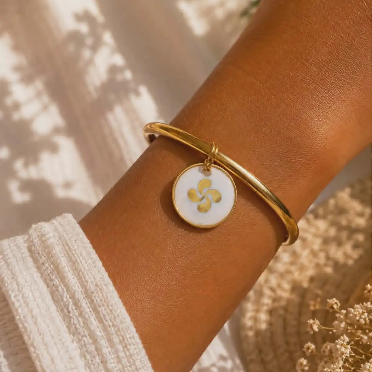 Jonc croix basque