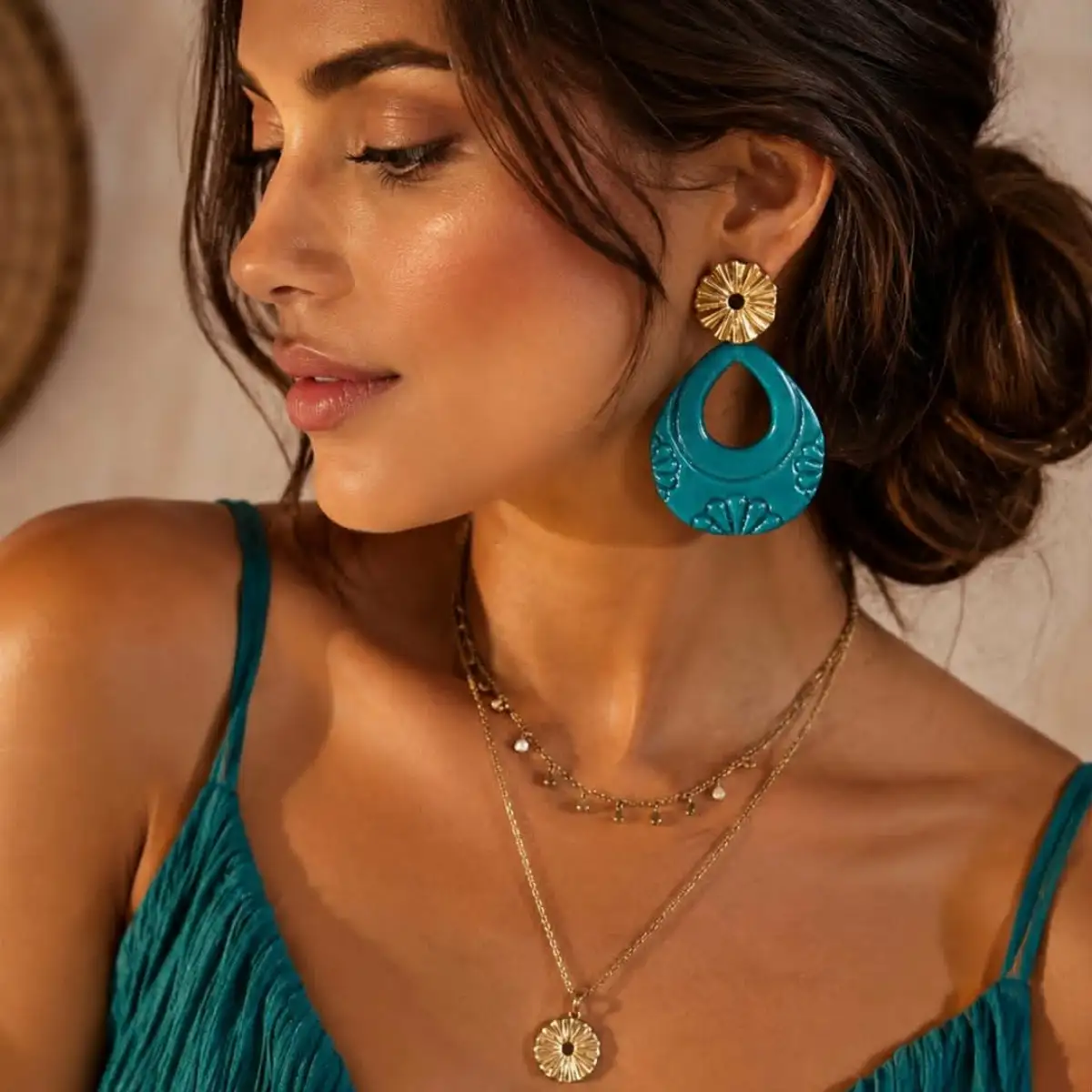 Boucles d'oreilles goutte